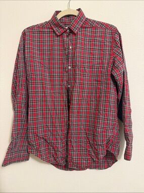 Brooks Brothers Red Plaid Button-Down Shirt